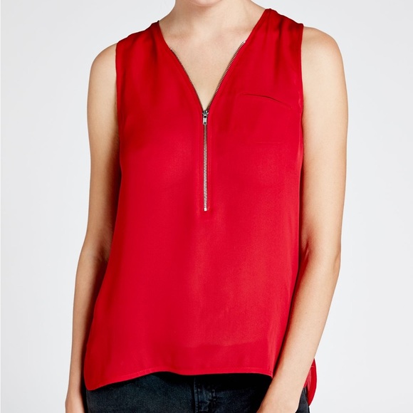 The Kooples Classic Zip Tank in Gray M - Picture 4 of 4